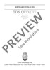 Don Quixote - Full Score