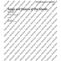 Songs and Dances of the Islands Suite No. 2 - Score and Parts