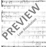 Drei Tanzlieder - Choral Score