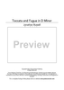 Toccata and Fugue in D minor - Score