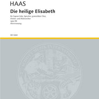 Die heilige Elisabeth - Piano Reduction