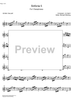 Three Part Sinfonia No. 5 BWV 791 Eb Major - Baritone Saxophone