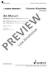 An Mozart - Score