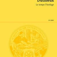 Le temps l'horloge - Full Score