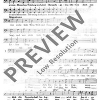 Wein, Weib und Gesang - Bass