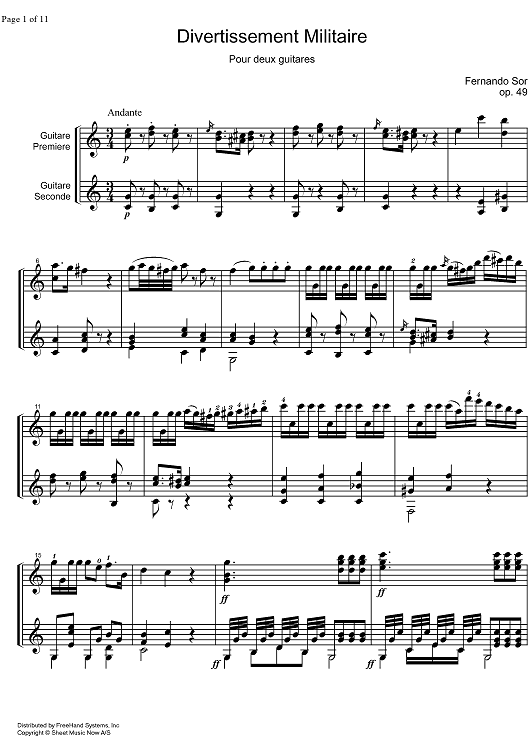 Divertissement Militaire Op.49