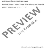 El Roi-Impressionen - Choral Score