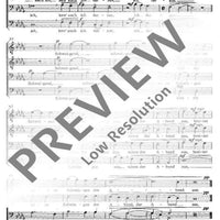 Bruder Nacht - Choral Score