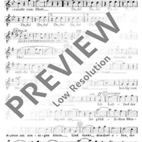 Lob des Rheins - Tenor I