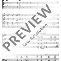 Des Antonius von Padua Fischpredigt - Choral Score