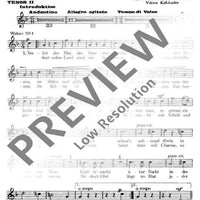 Rosen aus dem Süden - Tenor Ii