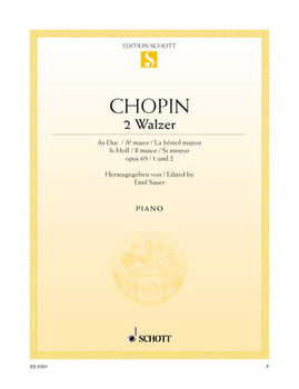 Two Waltzes A-flat major and B minor