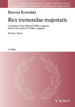 Rex tremendae majestatis - Choral Score