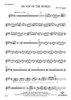 On Top of the World - Bb Clarinet 2