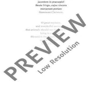 O Magnum Mysterium - Choral Score