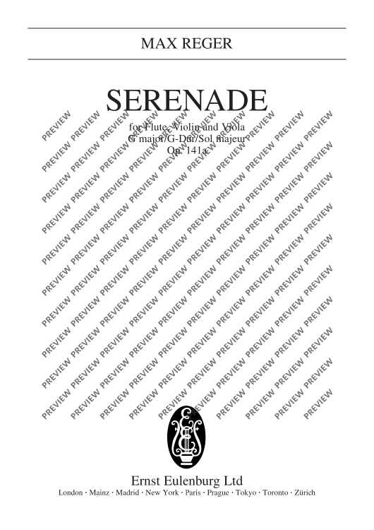 Trio G major - Full Score