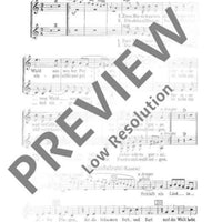 Kantate vom fröhlichen Musikanten - Choral Score