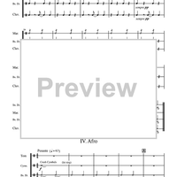 Five Dances for Five Clarinets - Percussion