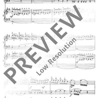 Sonate G Major - Performing Score