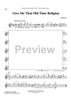 Give Me That Old-Time Religion - Flute/Oboe/Violin 1