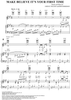 Make Believe It's Your First Time