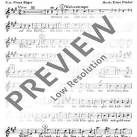 Lob des Rheins - Tenor I