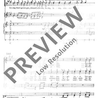 Schönster Schatz, leb wohl - Score