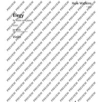 Elegy - Score and Parts