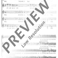 Drei französische Chöre - Choral Score