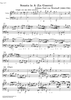 Sonata A Major La Guerra - Score