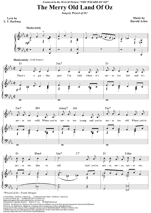 The Merry Old Land of Oz