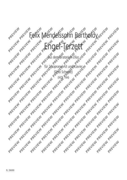 Engel-Terzett (Elias) in D major