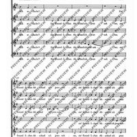 Farewell madrigal - Choral Score