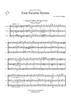 Four Favorite Hymns - Score