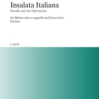Insalata Italiana - Choral Score