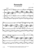 Serenade for Cello Quartet - Score