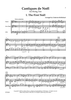 Cantiques de Noël - for String Trio - Score
