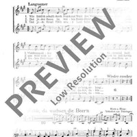 Im grünen Wald - Choral Score