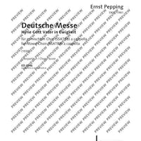 Deutsche Messe - Choral Score
