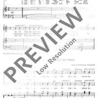 Seht, wie die Sonne lacht - Score