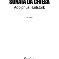 Sonata da Chiesa - Violin 1