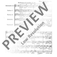 Quintet A major - Full Score