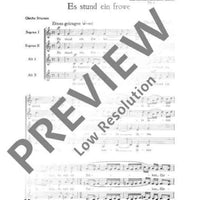 Drei Chöre - Choral Score