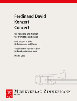 Concerto (Concertino op. 4) in B flat major - Piano Score With Solo Part