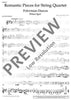 Romantic Pieces for String Quartet - Set of Parts