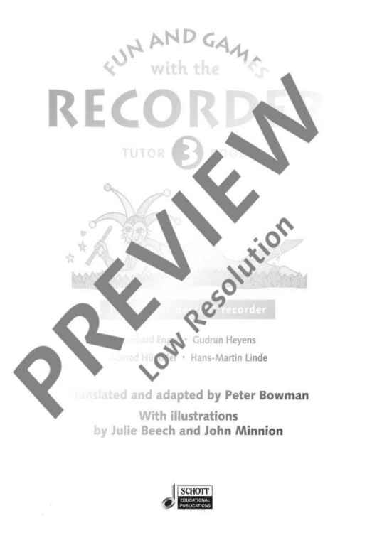 Fun and Games with the Recorder