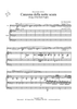 Canzona della notte scura - Organ Score