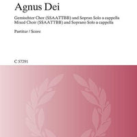 Agnus Dei - Choral Score