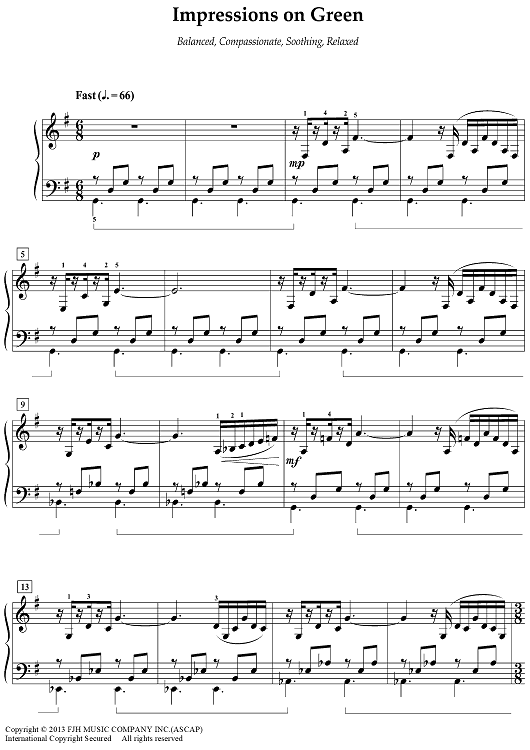 green green dress sheet music The Wearing Of The Green