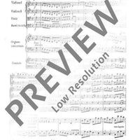 Organ Concerto No. 1 G Minor - Score